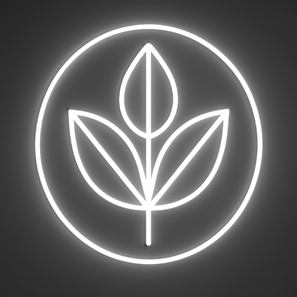 circle of nature neon sign