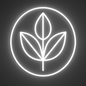 circle of nature neon sign