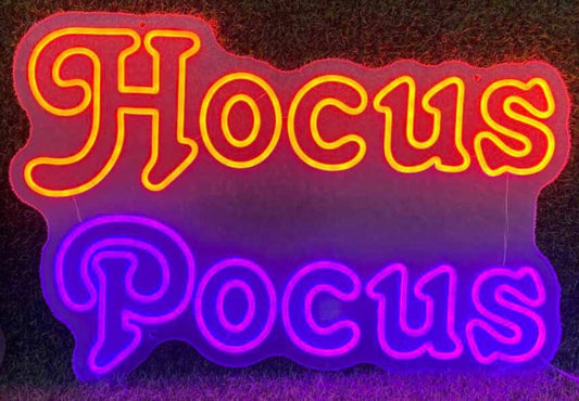 hocus pocus neon sign