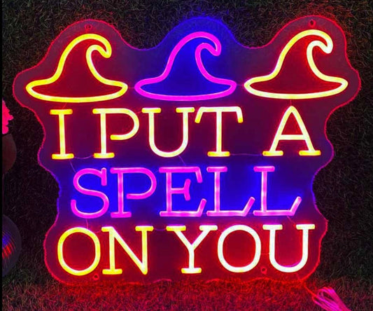 i put a spell on you neon sign