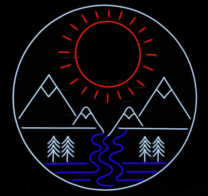 nature is calling neon sign