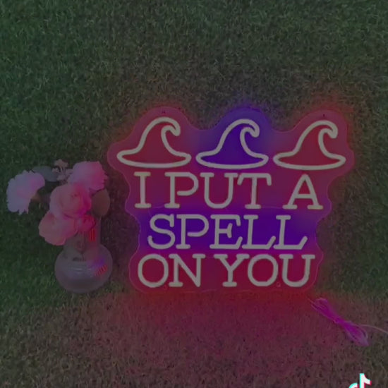 I put a spell on you neon sign