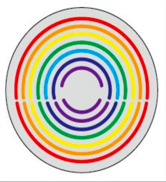 Rainbow Soul Circle Neon Sign