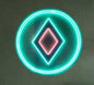 Soul Center  —  Diamond Neon Sign