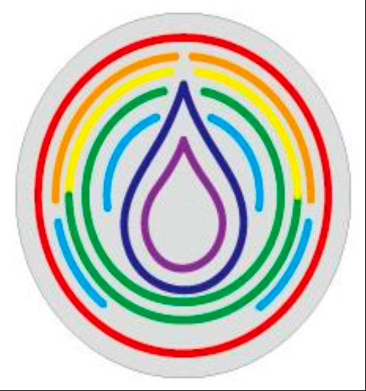 The Rainbow Drop Neon Sign