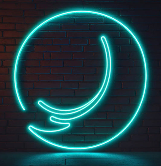 waves of life neon sign